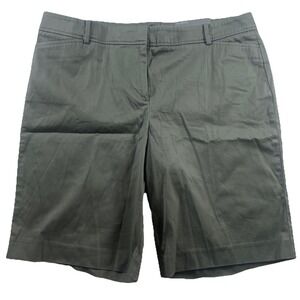 Talbots The Perfect Shorts 10.5"‎ Inseam Women's SZ 16 Green NWT